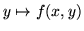 $x\mapsto f_\lambda (x)$