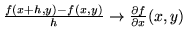 $F^\prime (x)=\int_A \frac {\partial f}{\partial x}(x,y) dy$